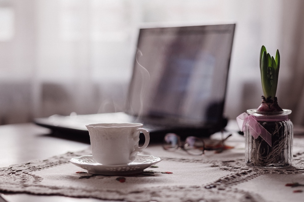 coffee cup on the table